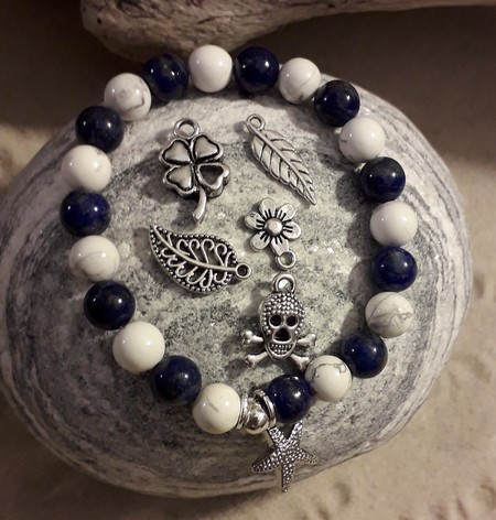 parure en sodalite 
