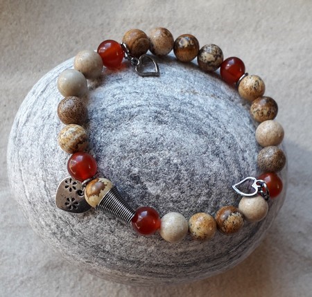 Bracelet en perles naturelles 8 mm