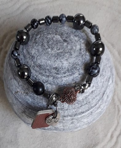 Bracelet en perles naturelles 6 ou 8 mm