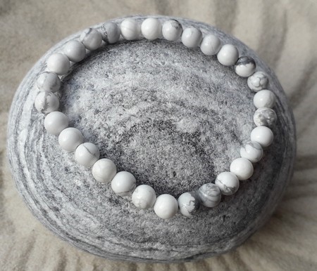 bracelet en howlite 