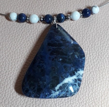 pendentif en sodalite