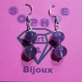 Boucles d'oreilles en argent 925