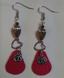 Boucles d'oreilles cuir 