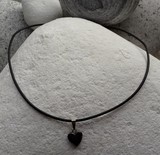 Pendentifs en coeur hématite