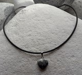 Pendentifs en coeur howlite 