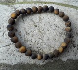 Bracelet en oeil du tigre  6 ou 8 mm