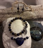 parure en  lapis lazuli et labradorite