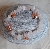 Bracelet quartz rose 10 mm