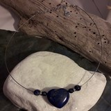 Pendentifs en coeur Lapis Lazuli 